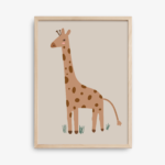 Vaikiškas plakatas „Giraffe“ A4
