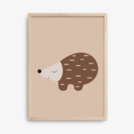Vaikiškas plakatas „Happy Hedgehog“ A4