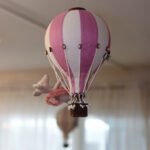 Interjero dekoracija „Oro balionas“ – White, powder pink