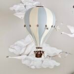 Interjero dekoracija „Oro balionas“ – White, light blue