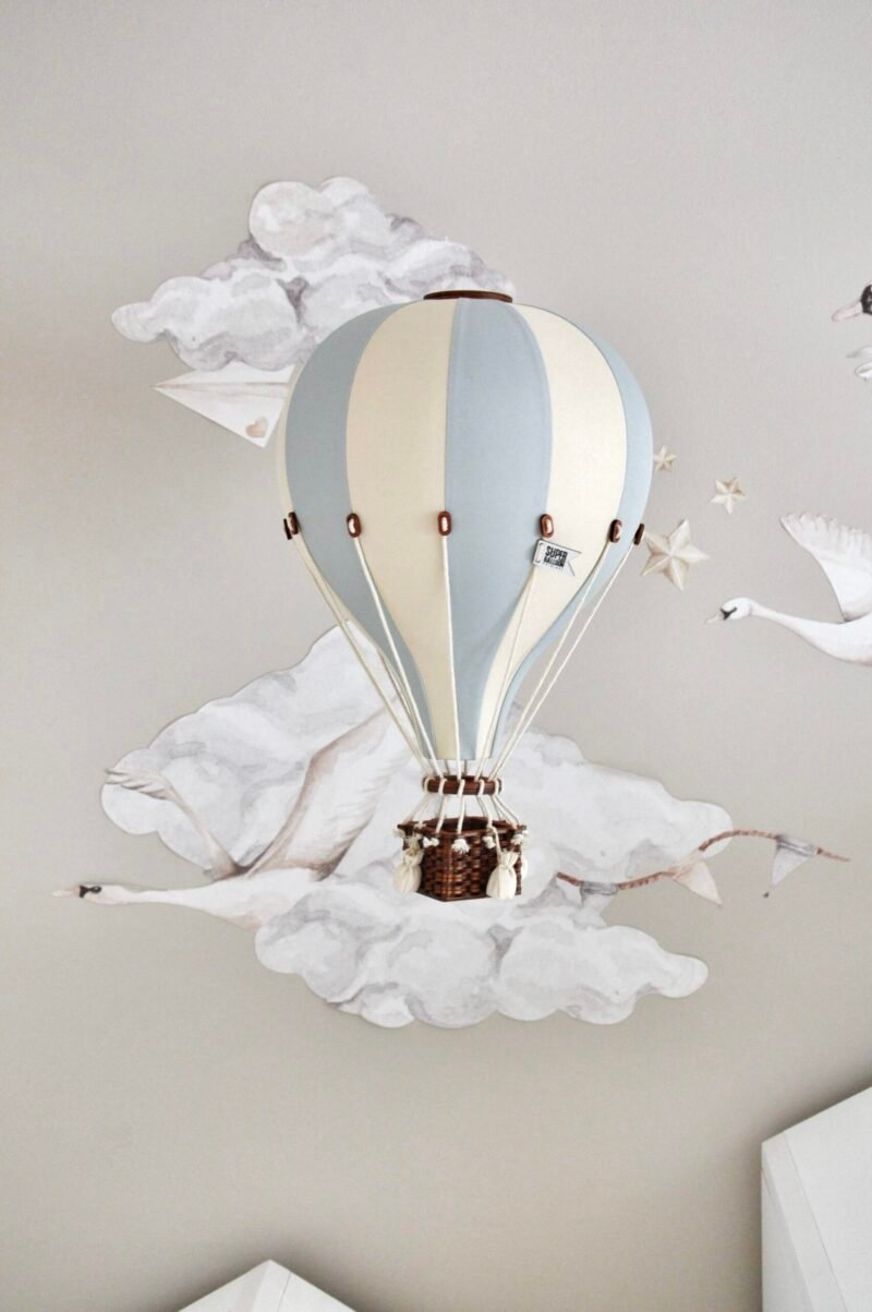 Interjero dekoracija „Oro balionas“ – White, light blue