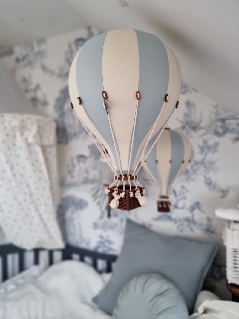 Interjero dekoracija „Oro balionas“ – White, light blue