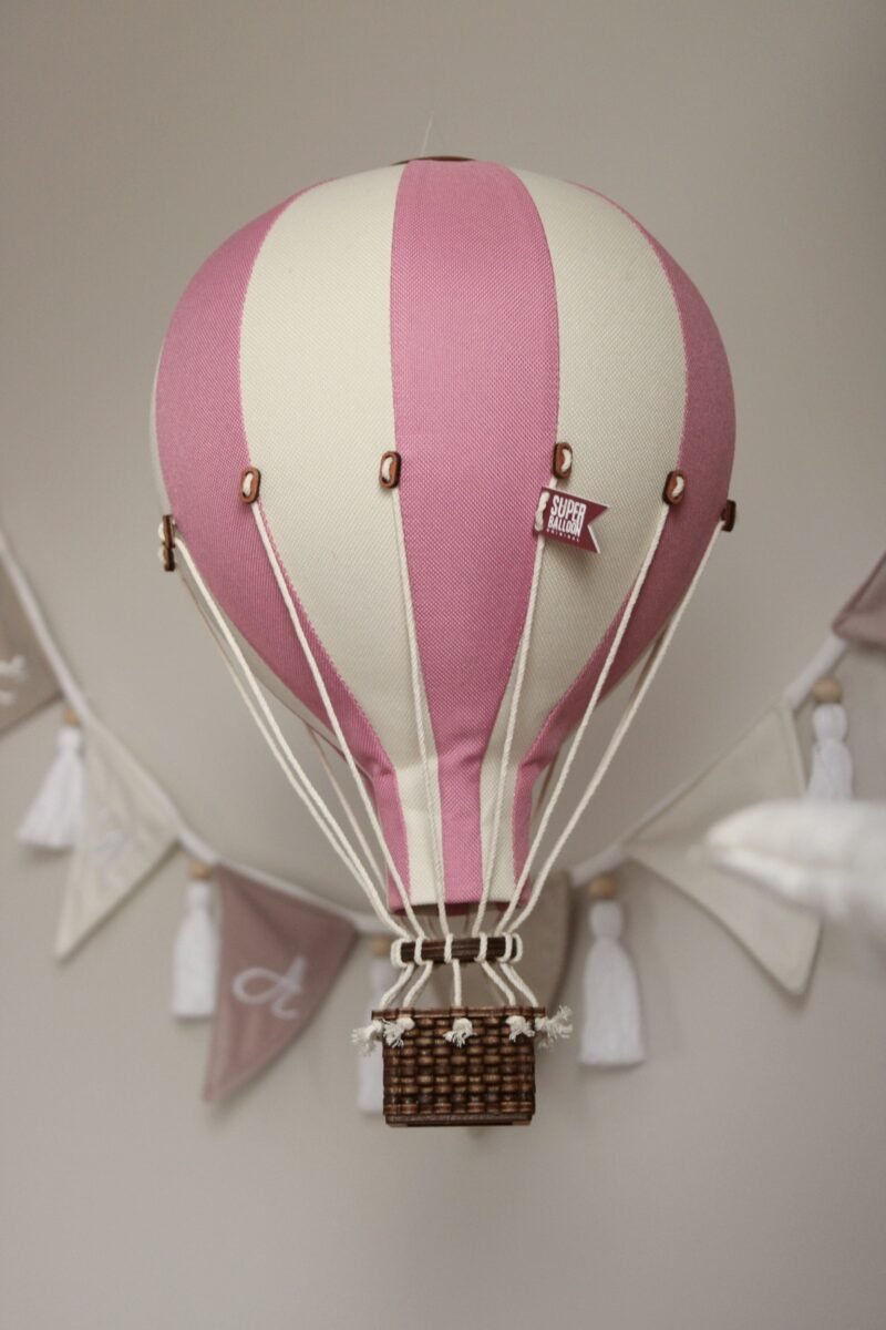 Interjero dekoracija „Oro balionas“ – White, powder pink