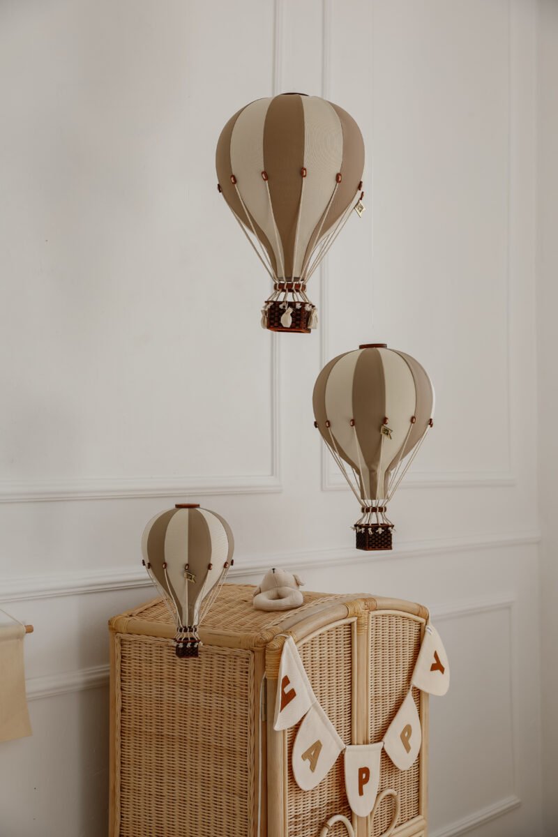 Interjero dekoracija „Oro balionas“ – White, light brown