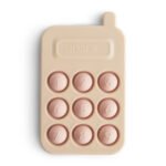 Mushie pop it žaislas - telefonas „Blush“