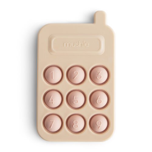 Mushie pop it žaislas - telefonas „Blush“