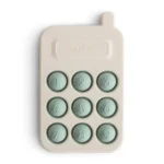 Mushie pop it žaislas - telefonas „Cambridge Blue“