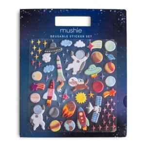 Mushie daugkartinio naudojimo lipdukų rinkinys