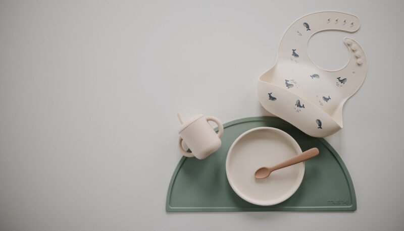 Mushie lėkštutė vaikams