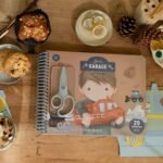Little Dutch kūrybinis rinkinys su žirklutėmis „Jim & Friends Cars“