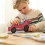 Little Dutch kūrybinis rinkinys su žirklutėmis „Jim & Friends Cars“